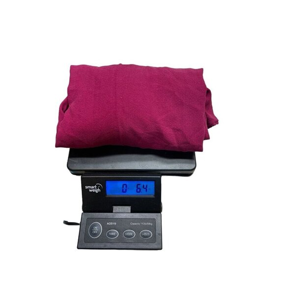 EILEEN FISHER Silk Georgette Crêpe Lantern Sleeve Dress XS Valentines - Picture 9 of 10